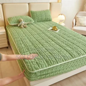 Quality Thick, Quilted Fitted Bed Sheet or Mattress Cover, Available