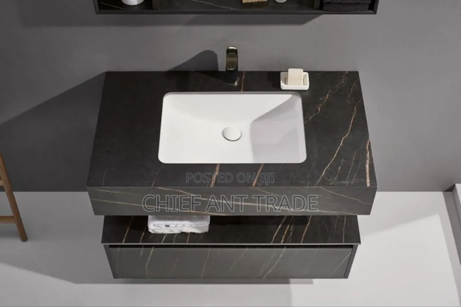 Black Marble Hand Wash Basin