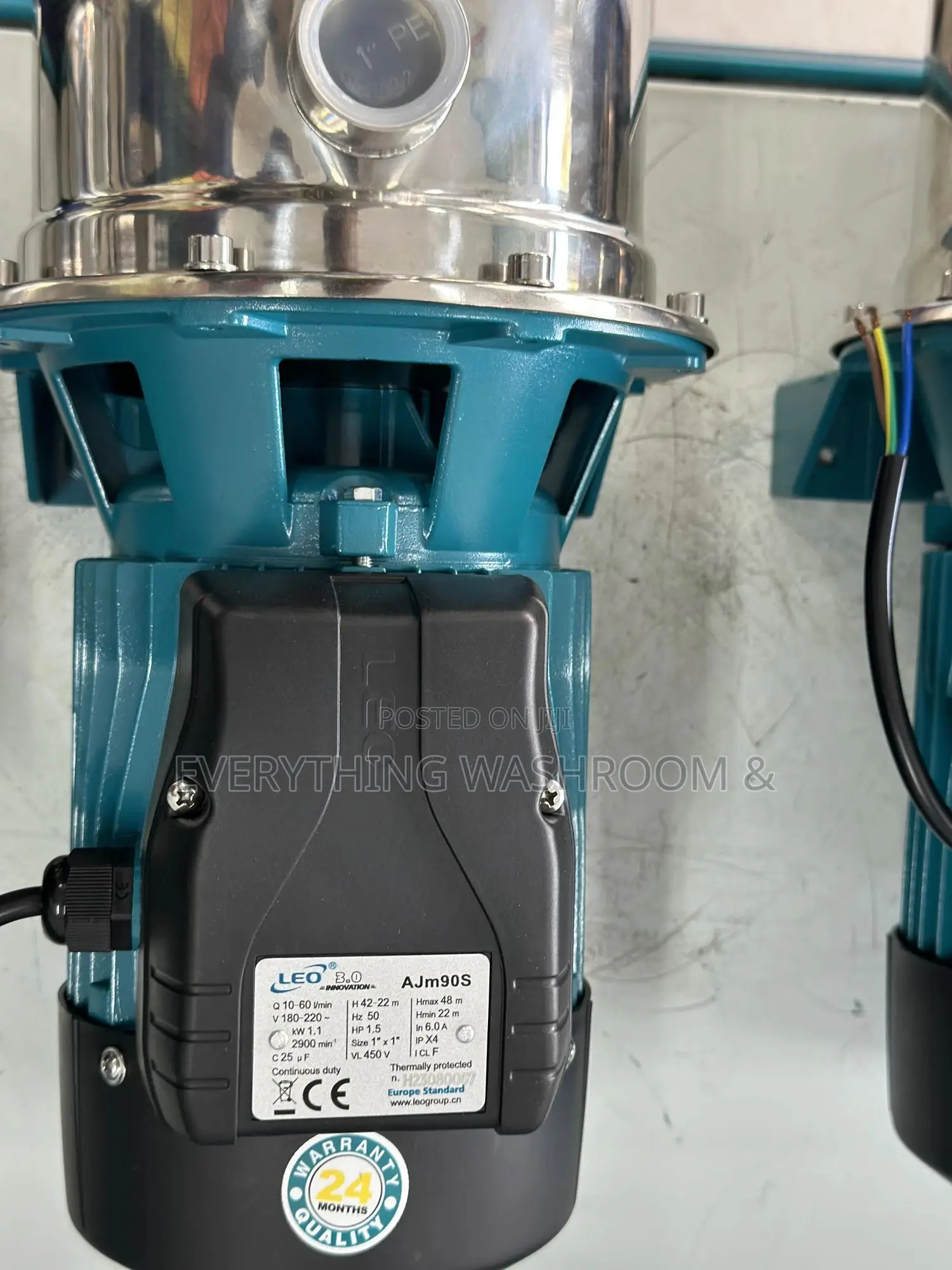 Leo 1.5hp Corrosion-proof Stainless Steel Water Pump
