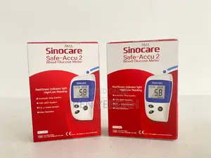 Sinocare Glucometer Machine With Its Stripes