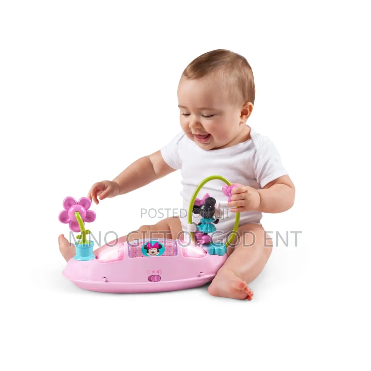 Disney Baby Minnie Mouse Peek-a-Boo Walker, Pink, Ages 6 Months