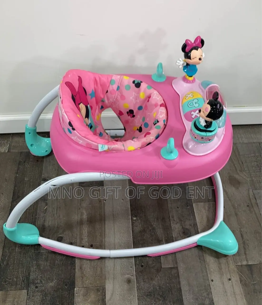 Disney Baby Minnie Mouse Peek-a-Boo Walker, Pink, Ages 6 Months