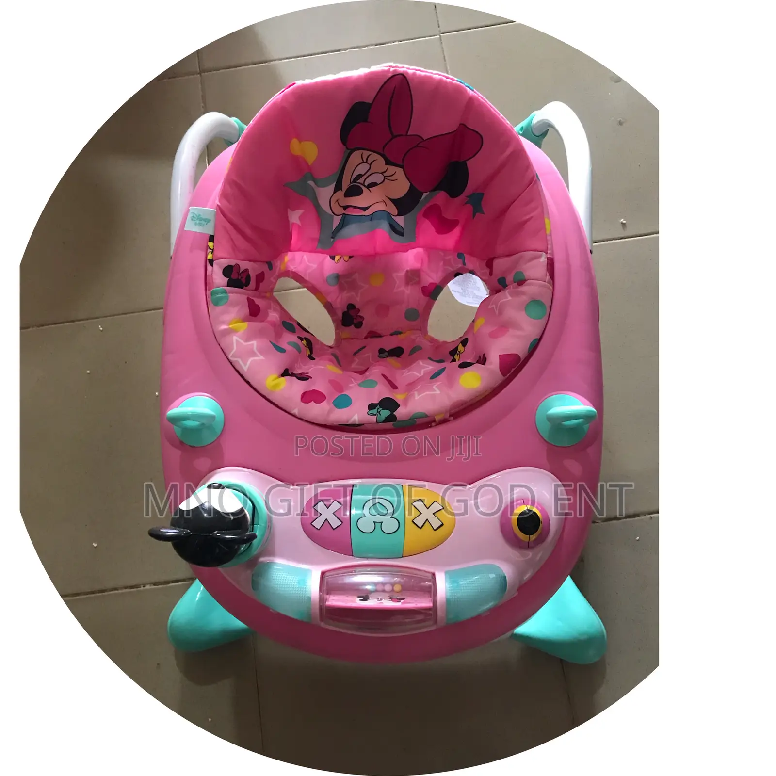 Disney Baby Minnie Mouse Peek-a-Boo Walker, Pink, Ages 6 Months