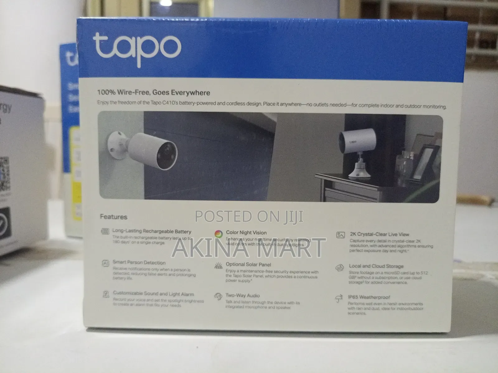 Tapo C410 Smart Wire-Free Indoor/Outdoor Security Camera