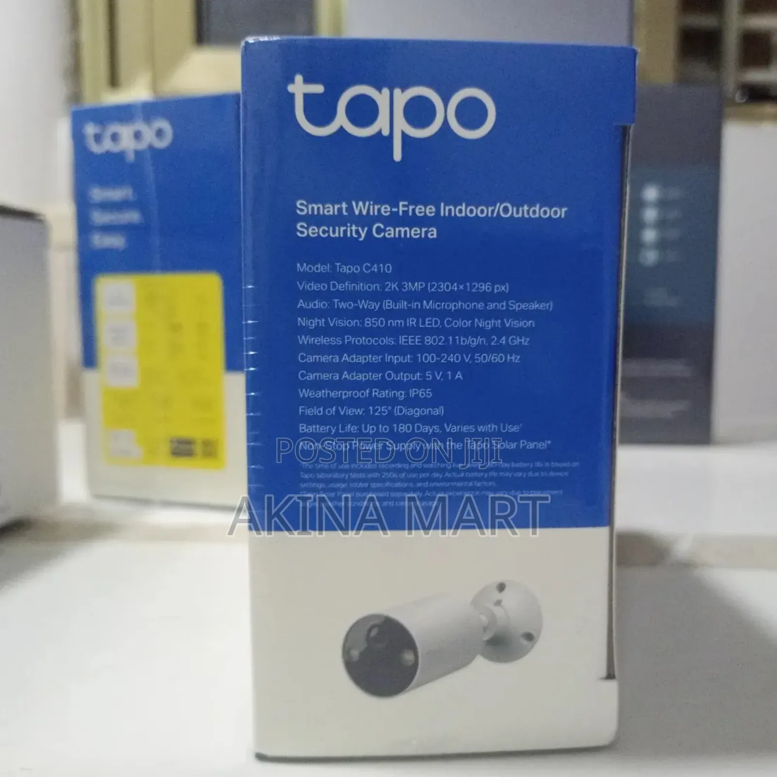 Tapo C410 Smart Wire-Free Indoor/Outdoor Security Camera