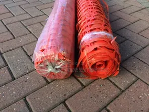 Safety Barrier Mesh Fence, Plastic Temporary Fencing Roll (1m X 50m)