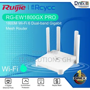 Rg-ew1800gx Pro 1800m Wi-fi 6 Dual-band Gigabit Mesh Router
