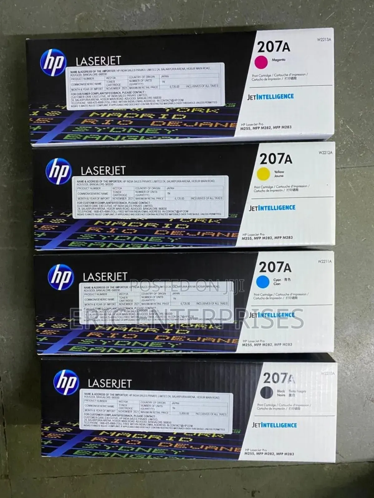 Hp Toner 207a All Colors