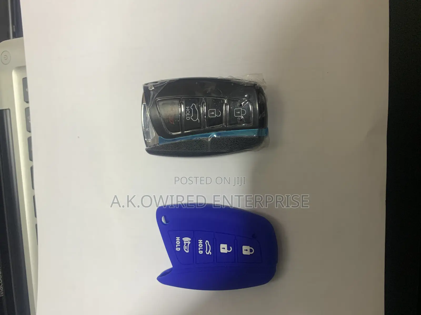 Car Key Shell 4 Buttons (Suv) Case Cover Hyundai 2013-2018 Santa Fe