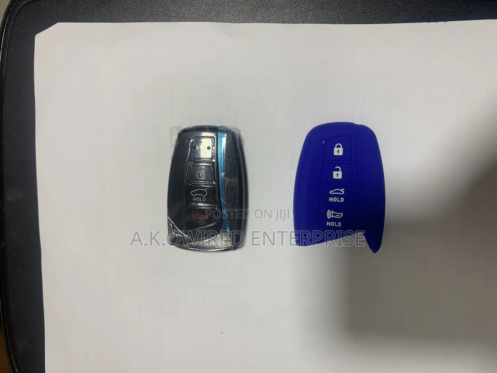 Car Key Shell 4 Buttons (Suv) Case Cover Hyundai 2013-2018 Santa Fe