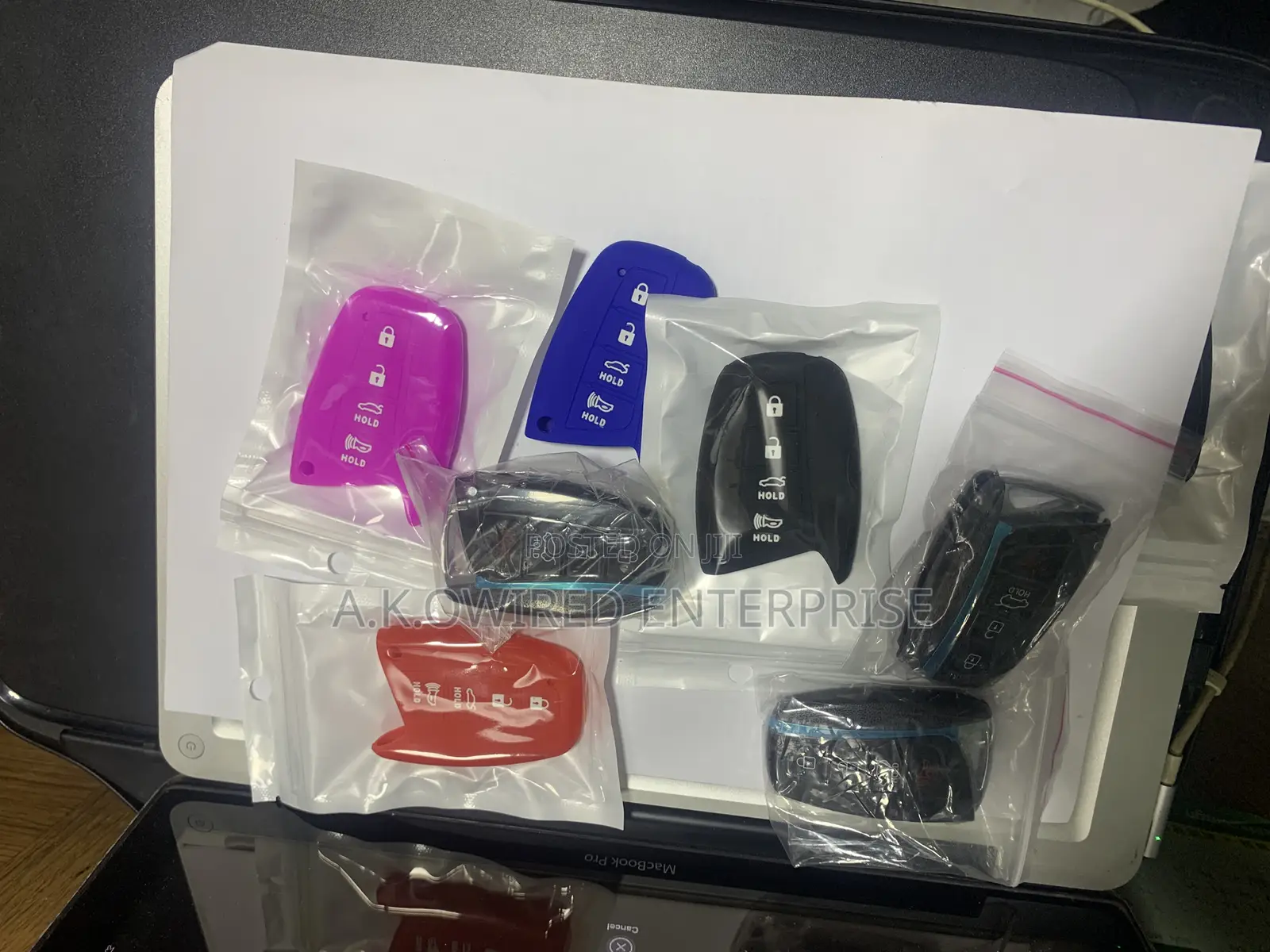 Car Key Shell 4 Buttons (Suv) Case Cover Hyundai 2013-2018 Santa Fe