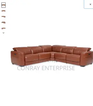 Lexanna 5-Pc Leather Sectional With 3 Power Motion Recliner