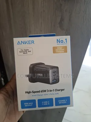 Anker High-Speed 65w 3-in-1 Charger