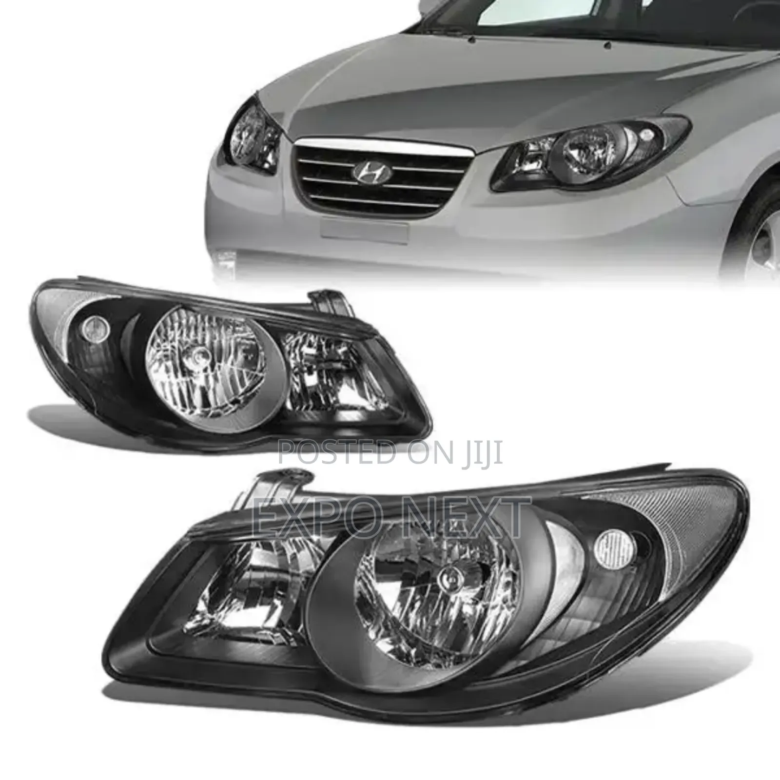 2007-2009 Hyundai Elantra Headlight Models Pair