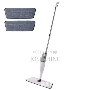 360 Degrees Rotating Spray Mop With 3 Reusable Pads Scraper