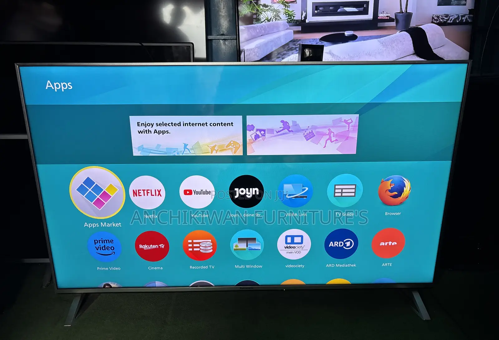 Panasonic 50 Inches Smart Tv With Stand