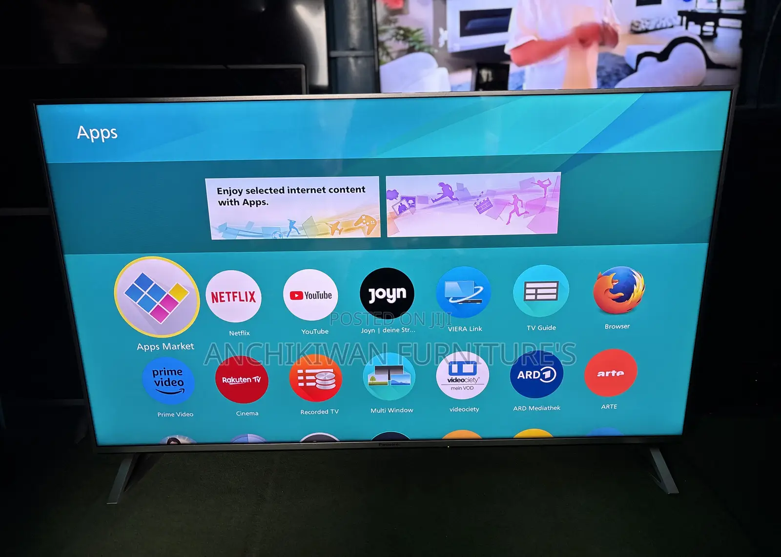 Panasonic 50 Inches Smart Tv With Stand