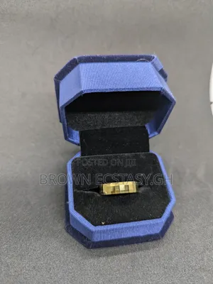 Gold Ceramic Wedding Ring