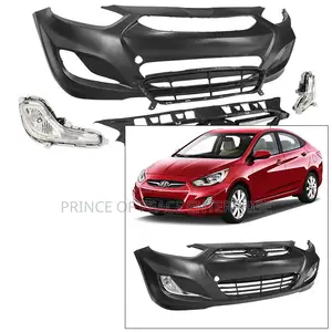 Hyundai Accent 2012 2013 2014 Complete Front Bumper With Fog Light