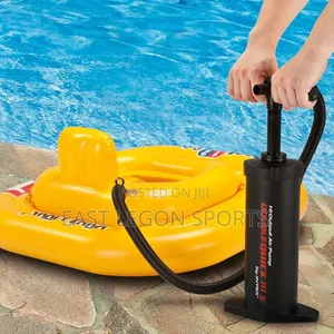 Intex Hand Hi Output Air Pump for Inflatables Floor Air Bed