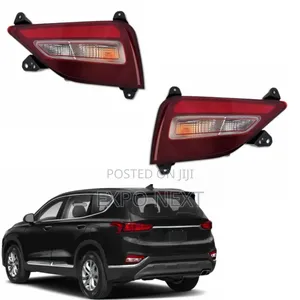 Tail Light Rear Reflector Fog Lamp For Hyundai Santa Fe 2019-2020