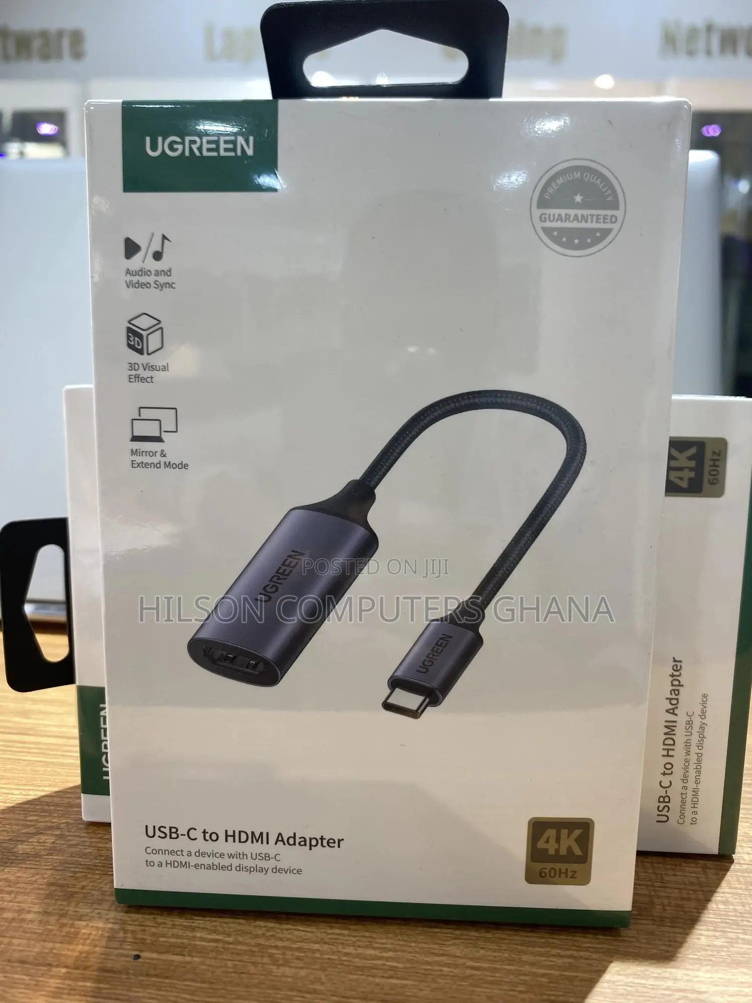 Ugreen Usb Type-C Male to Hdmi 2.0 Female 60hz Adapter