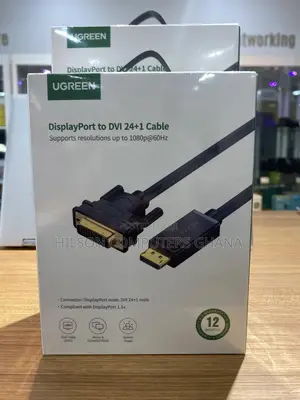 Ugreen Dp Male to Dvi Male Cable 2m (Dp103/10221)
