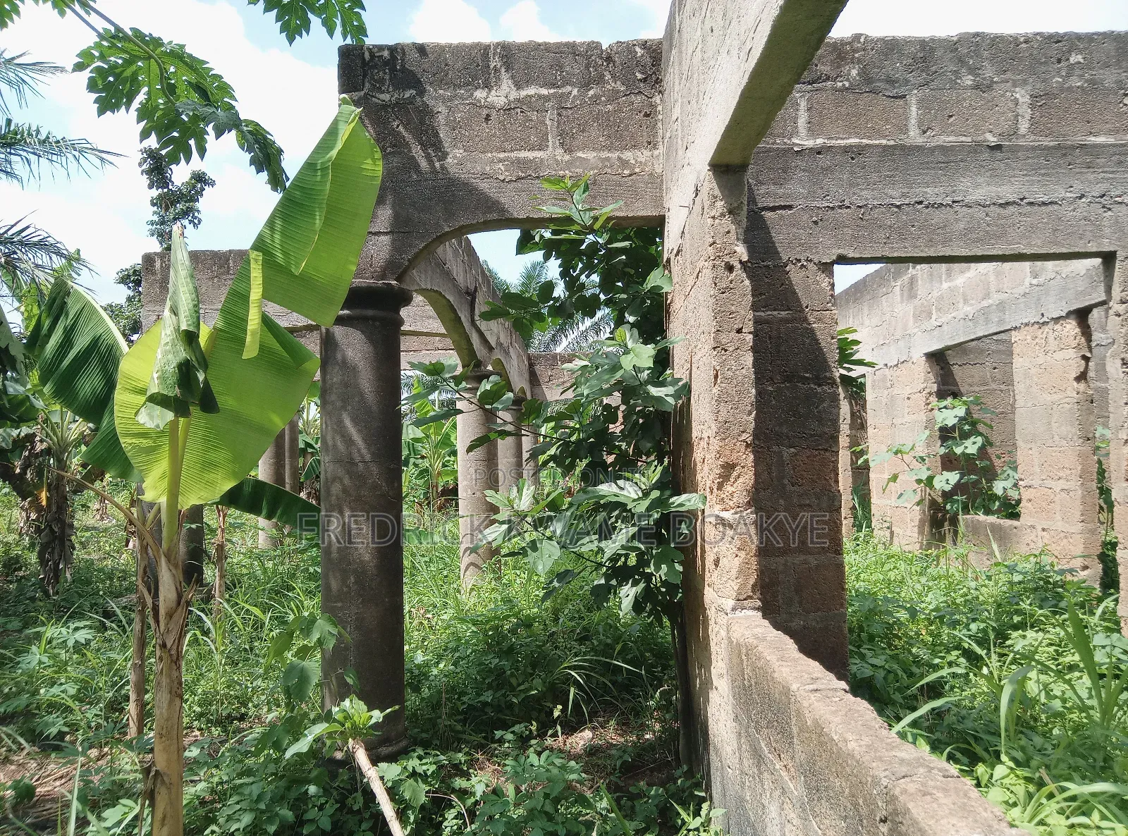 Uncompleted 3 Bedrooms House For Sale At Abuakwa Agogo