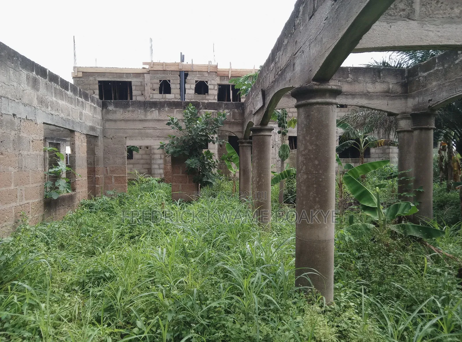 Uncompleted 3 Bedrooms House For Sale At Abuakwa Agogo