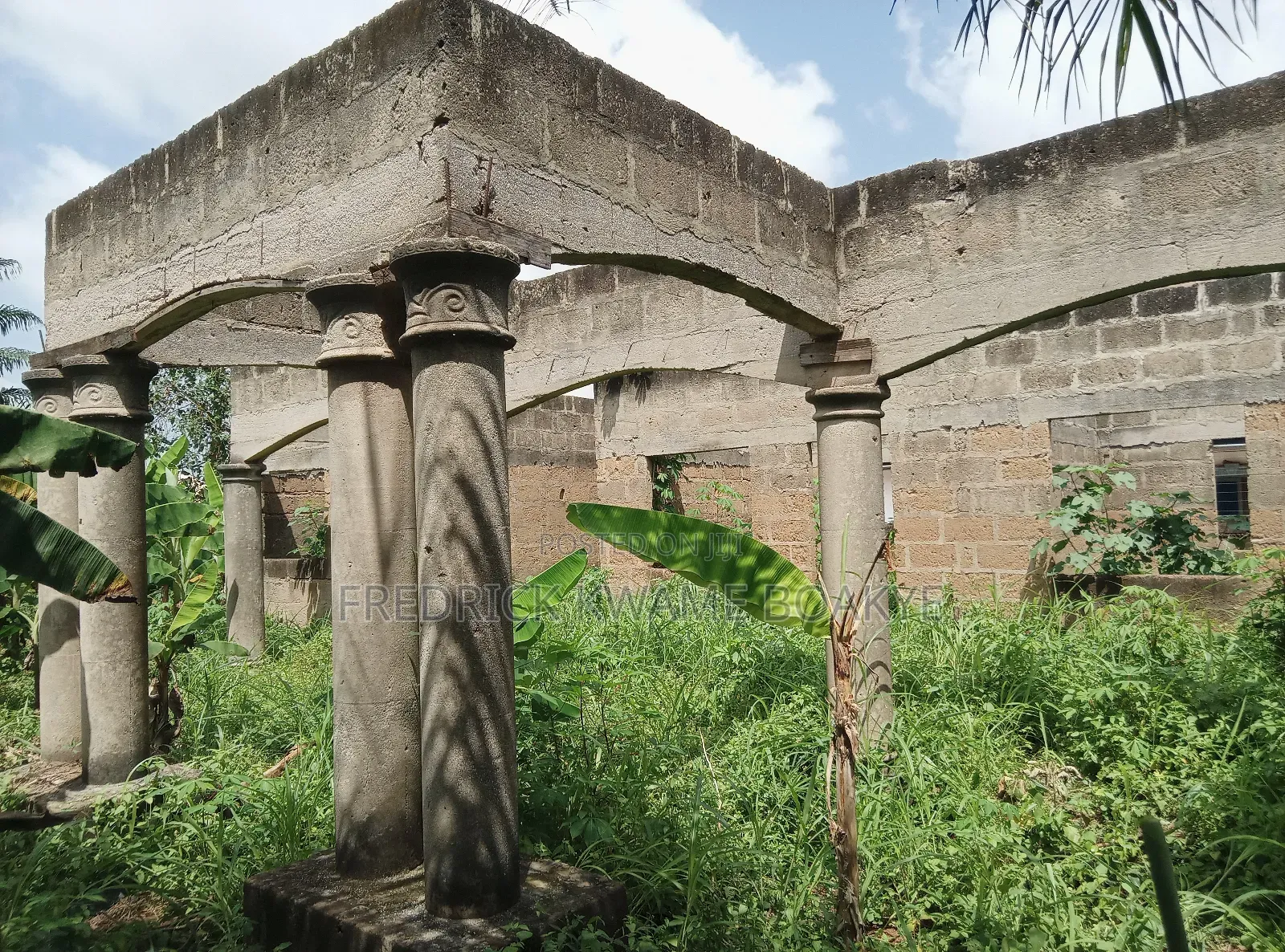Uncompleted 3 Bedrooms House For Sale At Abuakwa Agogo