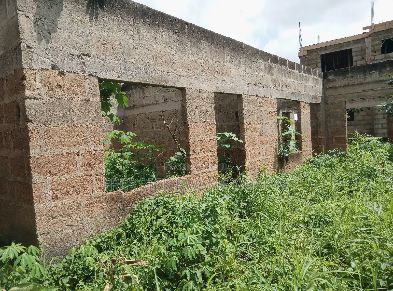 Uncompleted 3 Bedrooms House For Sale At Abuakwa Agogo