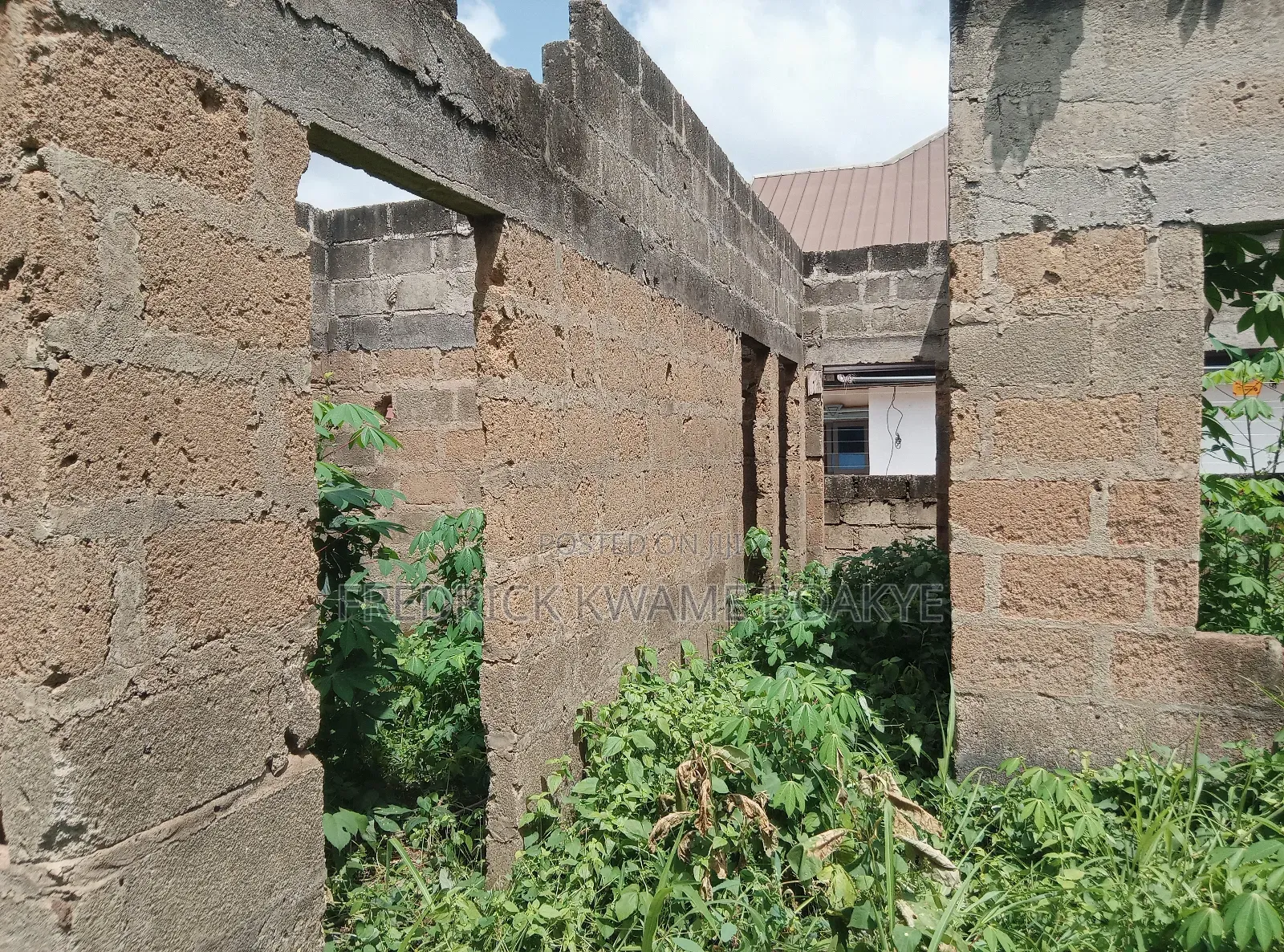 Uncompleted 3 Bedrooms House For Sale At Abuakwa Agogo