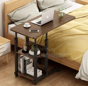 Adjustable Overbed C-Shaped Table With Wheels - Fast Delivery in 2hrs