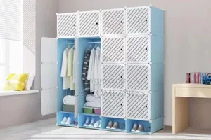 Portable 16 Cubes Plastic Wardrobe in Accra- Fast Delivery in 2 Hours