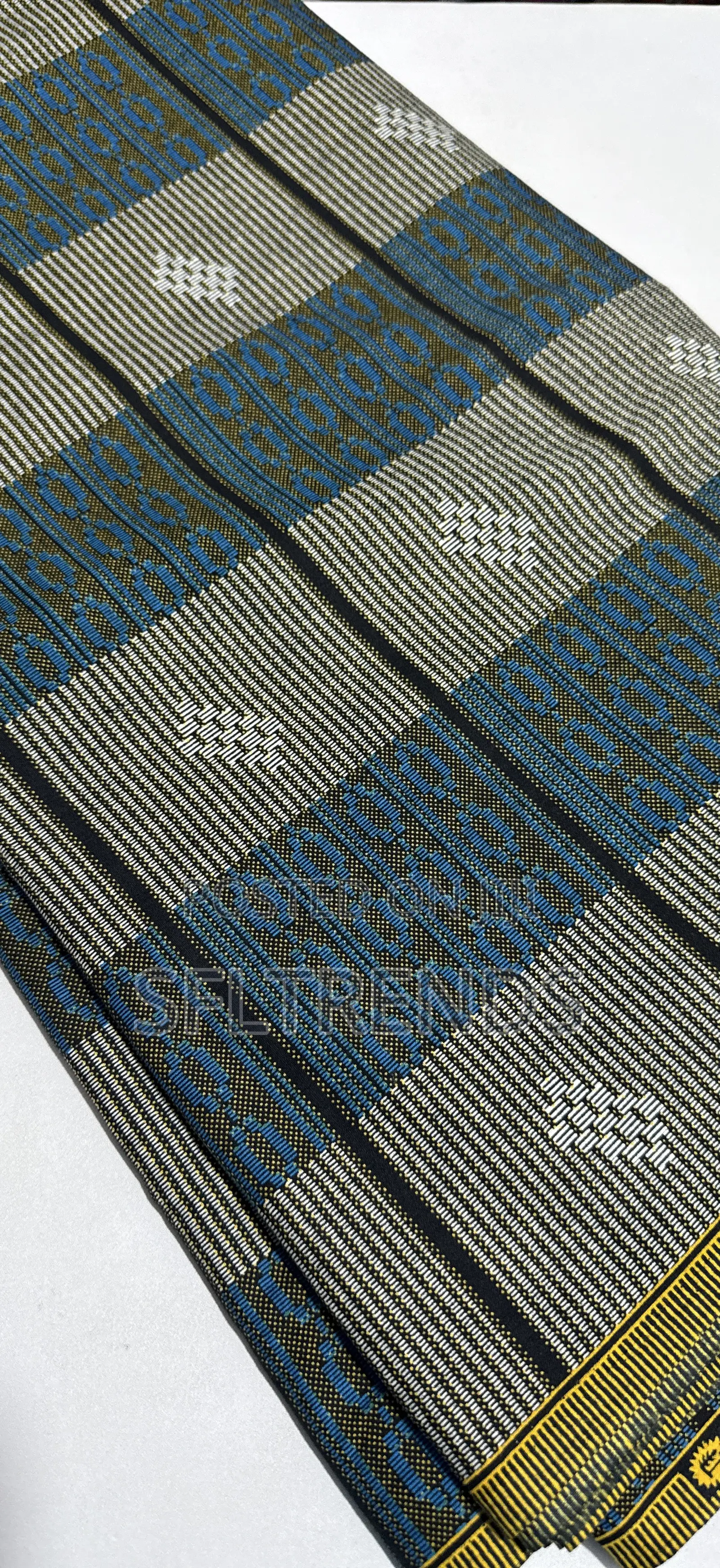 Kente-Inspired Ankara Wax Print Fabric – Sold Per Yard