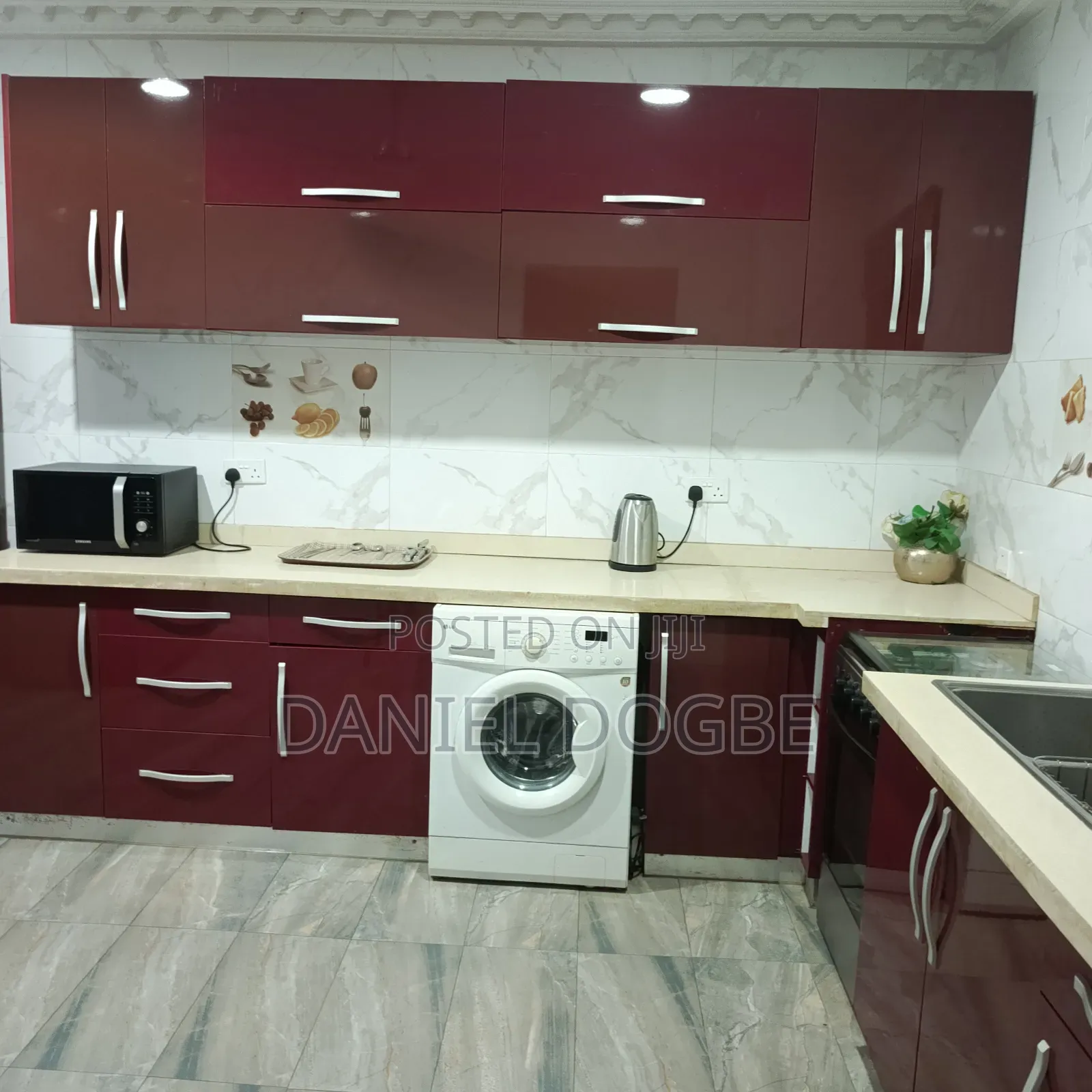 Furnished 3bdrm Apartment in Haatso for rent