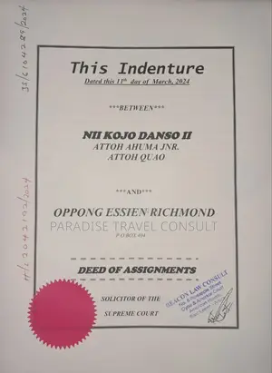 Land Document for Visa Application