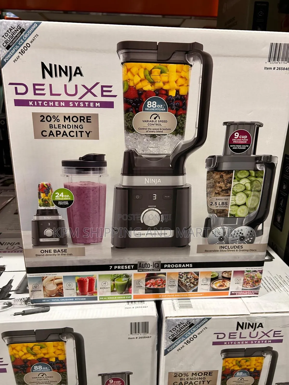 Ninja Blender Deluxe 3in1 1600watts (Step Down Needed)