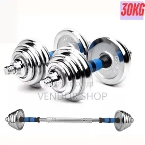 30kg Dumbbell With a Long Bar