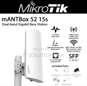 Mikrotik Mantbox 52 15s Dual-Band Base Station
