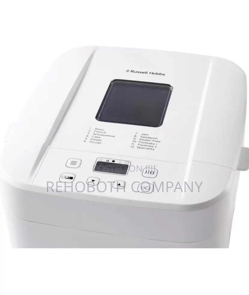 Russell Hobbs Electric Bread Maker, 13h Timer, 2 Bread Sizes 750g 1kg