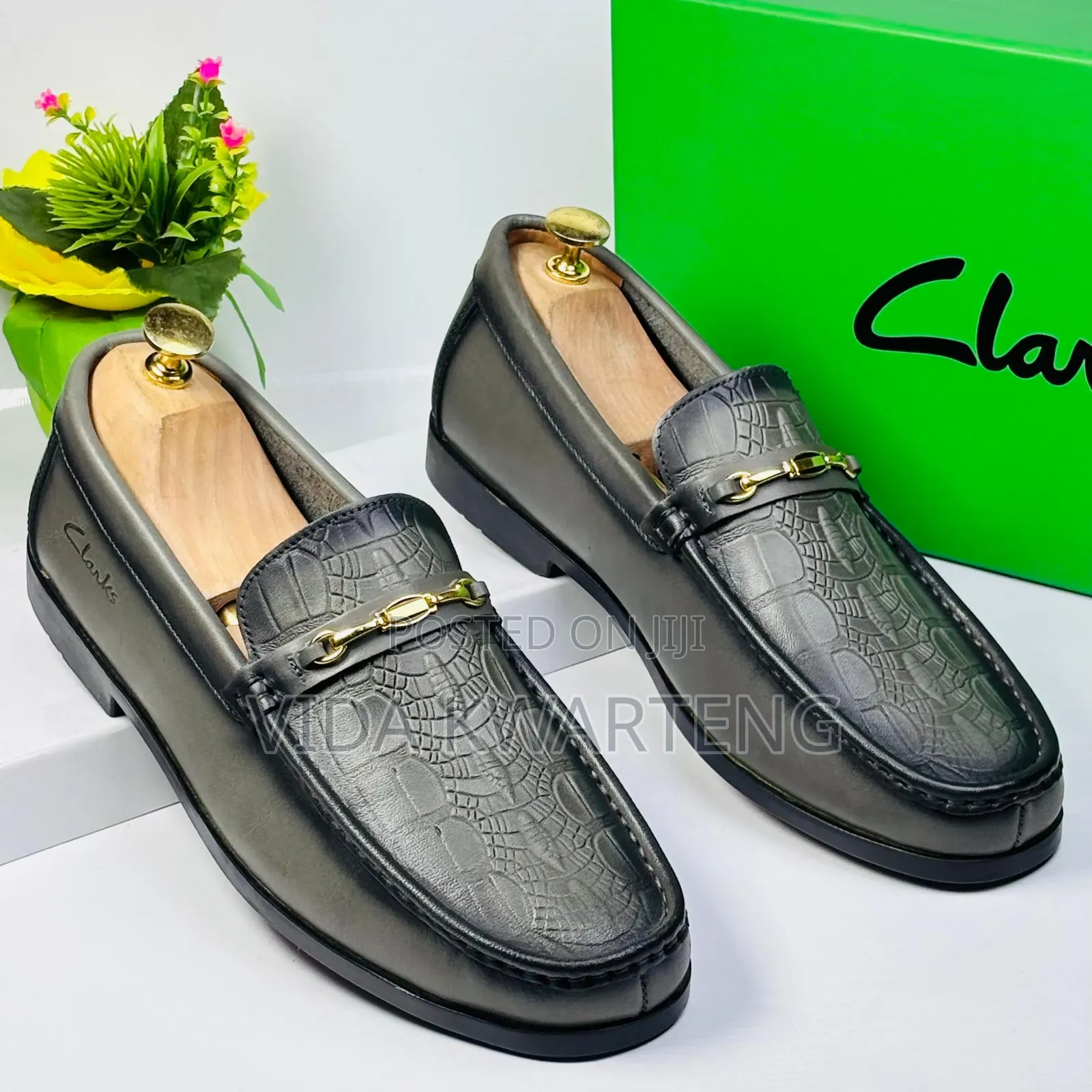 Classic Men's Grey Loafers From Clarks