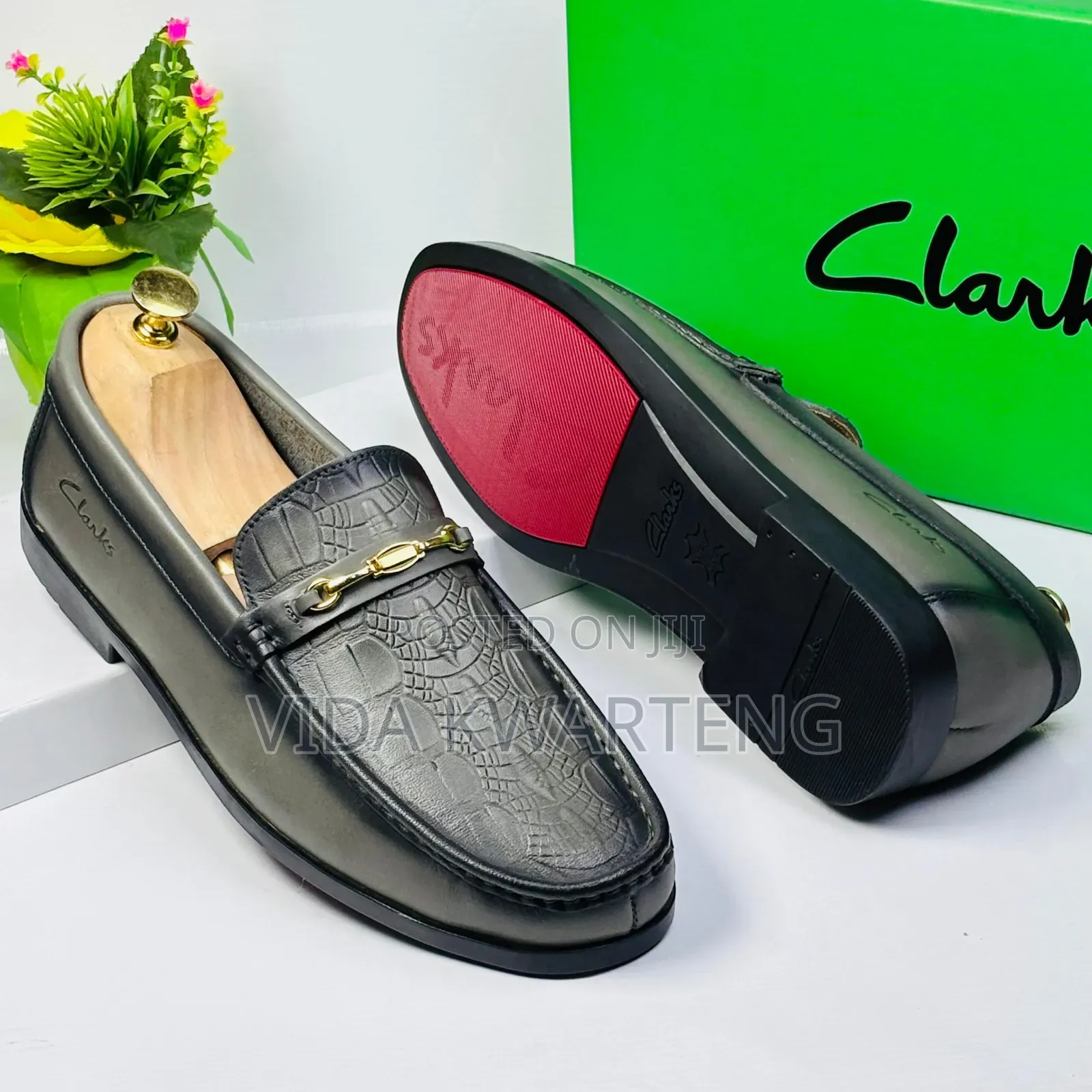 Classic Men's Grey Loafers From Clarks