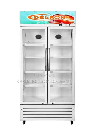 Delron 550ltr Two Door Showcase Refrigerator