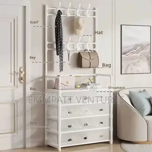 Metallic Shoe Rack With Dust Proof Cover