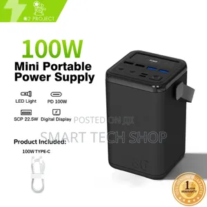 60000mah Capacity Power Bank for Laptops and Phones 100watts