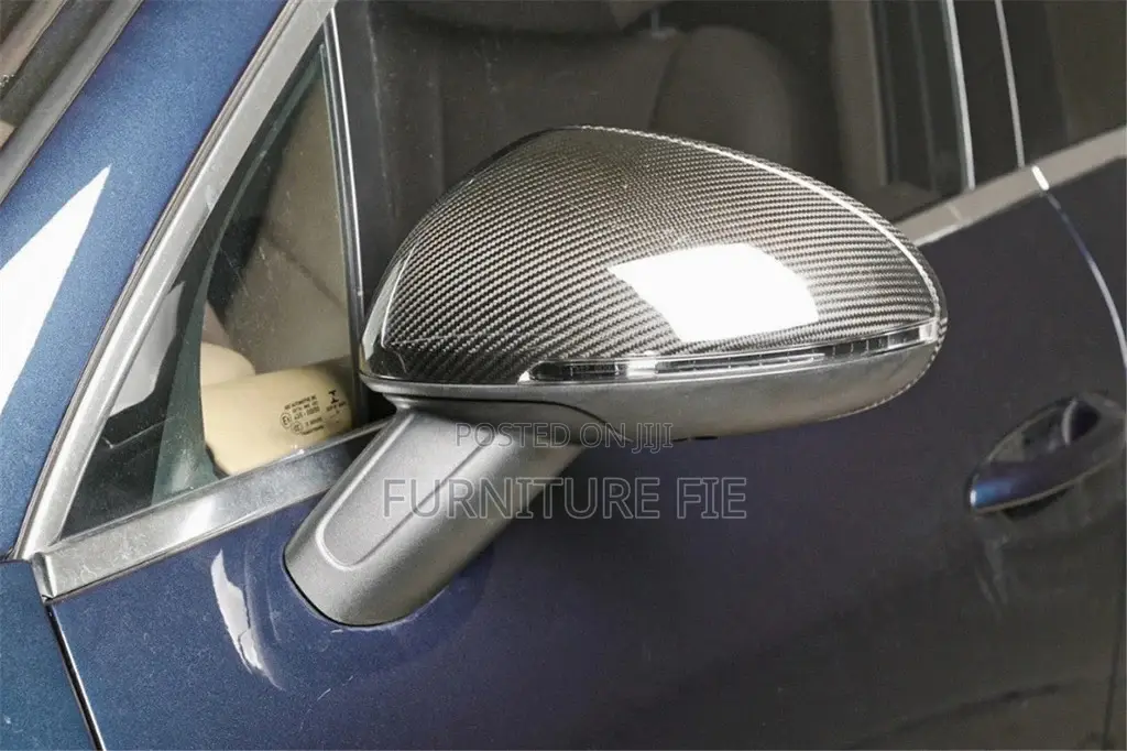 Carbon Fiber Mirror Covers Replace for Porsche Macan (No Bsa Holes)