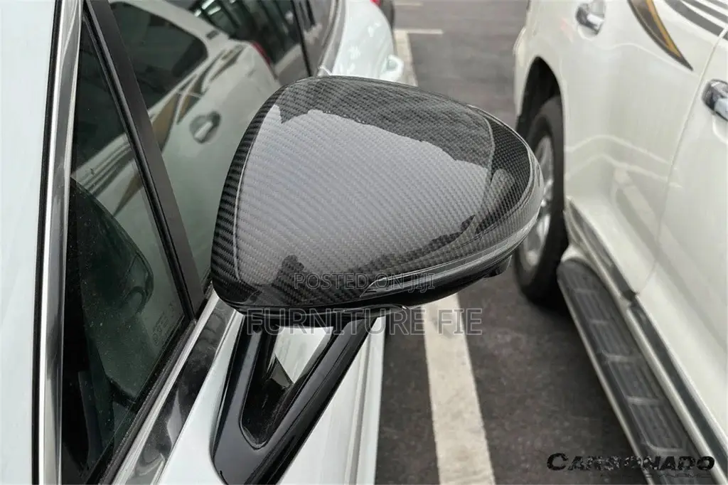 Carbon Fiber Mirror Covers Replace for Porsche Macan (No Bsa Holes)