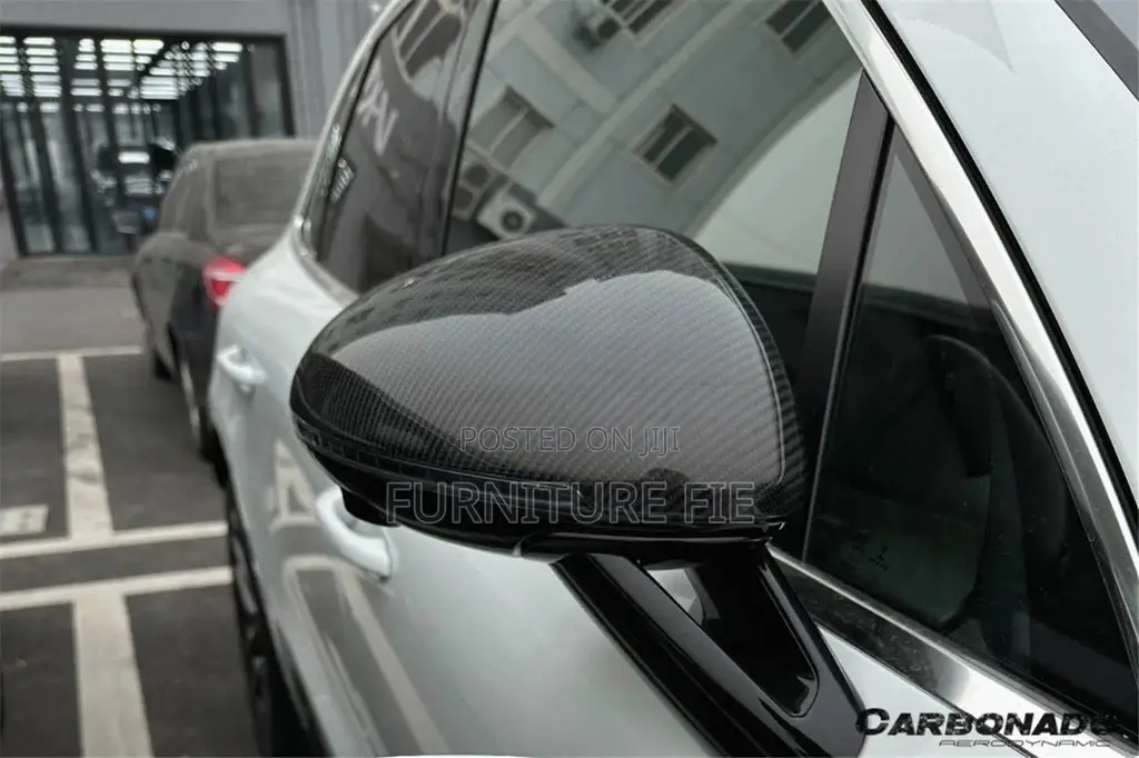 Carbon Fiber Mirror Covers Replace for Porsche Macan (No Bsa Holes)