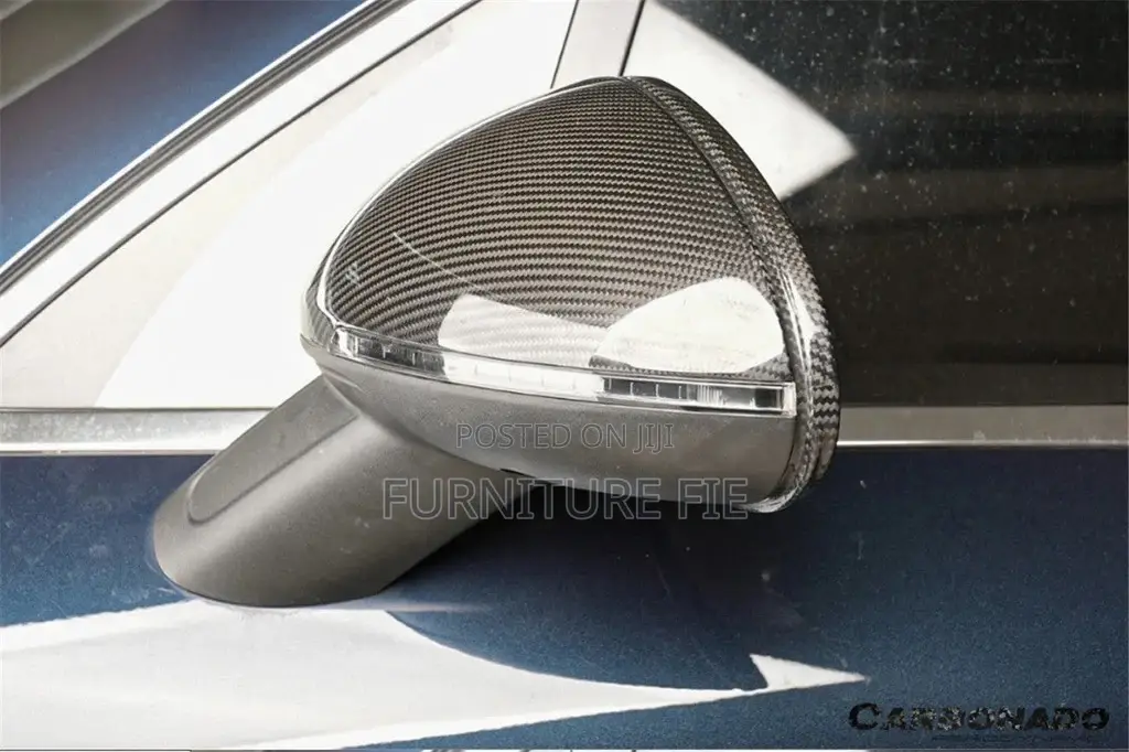 Carbon Fiber Mirror Covers Replace for Porsche Macan (No Bsa Holes)